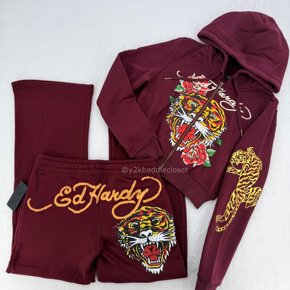 Ed Hardy Tracksuit (Size S)